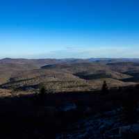 Spruce Knob Landscape View in the Morning in West Virginia