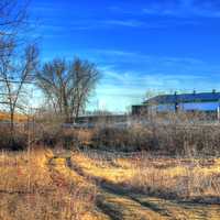 Scenic landscape shot on the 400 trail in Wisconsin