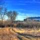 Scenic landscape shot on the 400 trail in Wisconsin