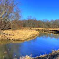 Bend in the River on the 400 trail in Wisconsin