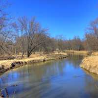 Baraboo River on the 400 trail in Wisconsin