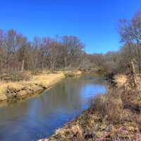 Baraboo River on the 400 trail in Wisconsin