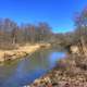 Baraboo River on the 400 trail in Wisconsin