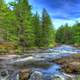 Beautiful River Landscape at Amnicon Falls State Park, Wisconsin