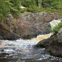 Rushing Water at Amnicon Falls State Park, Wisconsin