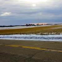 Farm in the late Afternoon near Aztalan State Park, Wisconsin