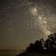 Milky Way Beyond the Trees in Bayfield, Wisconsin