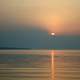Sunrise beginning at Apostle Islands National Lakeshore, Wisconsin