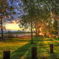 Sunlight at Apostle Islands National Lakeshore, Wisconsin