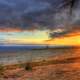 Scenic surise at Apostle Islands National Lakeshore, Wisconsin