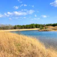 Scenic view of the channel in the Black River Forest