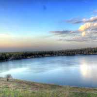 Lake at Dusk in the Black River Forest