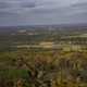 Landscapes in Autumn of Farms and trees under the sky