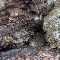 Rock Cave in Blue Mound State Park, Wisconsin