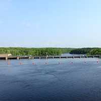 Dam at Brunet Island at Brunet Island State Park, Wisconsin