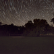 Star Trails over the trees at Buckhorn State Park