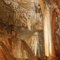 Stalactites in Cave of the Mounds, Wisconsin