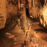 Room in a cavern in Cave of the Mounds, Wisconsin