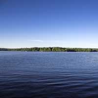 Blue lake Waters in Chequamegon National Forest, Wisconsin