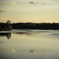 Dusk over Day Lake at Chequamegon National Forest, Wisconsin