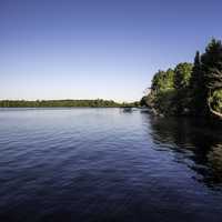 Shoreline and trees in Chequamegon National Forest, Wisconsin