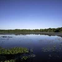 Small lake landscape in Chequamegon National Forest, Wisconsin