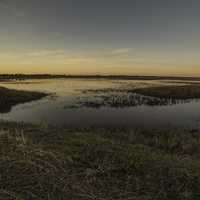 Dusk over the Marsh landscape at Crex Meadows