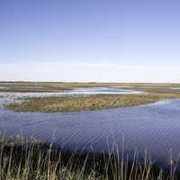 Landscape with lakes in Crex meadows