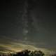 Milky Way Galaxy appearing above the landscape of Crex meadows