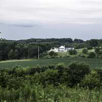 House and Farm in the Distance at Cross Plains State Park