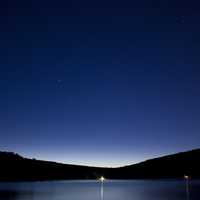 Far end of the lake at Devil's Lake State Park, Wisconsin