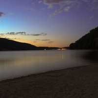 Last light of Dusk at Devil's Lake State Park, Wisconsin