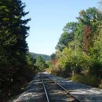 Railway Tracks at Devil's Lake State Park, Wisconsin