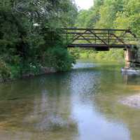 Fischer Creek from the Bridge at Fischer Creek, Wisconsin