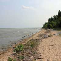 Shoreline at Fischer Creek, Wisconsin