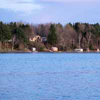Cabins on Connors Lake in Flambeau River State Forest