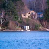 Closeup of Connors Lake Cabin