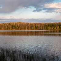 Looking across Lake of the Pines at Flambeau River State Forest