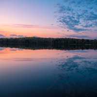 Nature's dawn over Lake of the Pines