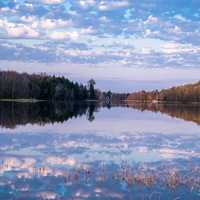 Nature's reflections in the early morning hours