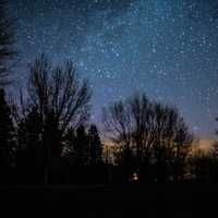 Stars of the Night Sky at Flambeau River State Forest, Wisconsin