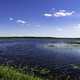 Scenic View Across a large pond at George Meade Wildlife Refuge