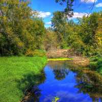 Rock Creek on the Glacial Drumlin State Trail, Wisconsin