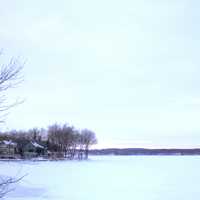 Landscape of Rock Lake, Wisconsin
