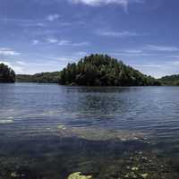 Cox Hollow Lake Landscape at Governor Dodge State Park, Wisconsin