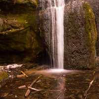 Waterfalls during the spring melt at Governor Dodge State Park, Wisconsin