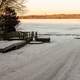 Dusk into the lake at Governor Nelson State Park, Wisconsin