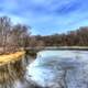 Some Frozen Backwaters on the Great River Trail, Wisconsin