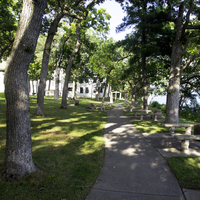 Shaded hiking path at Green Lake