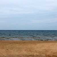 Peering at Infinity at Harrington Beach State Park, Wisconsin